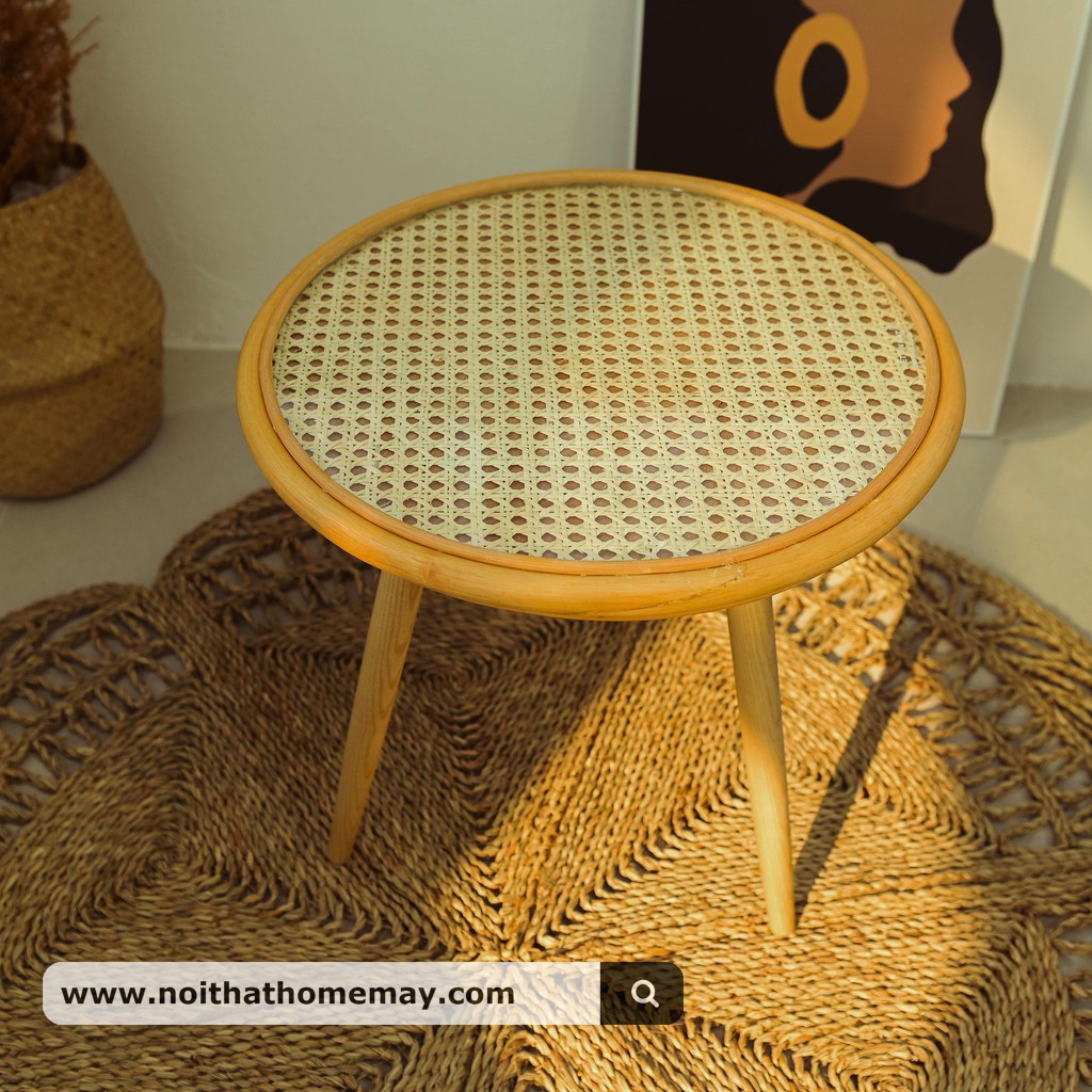 Bàn Mây Mắt Cáo HOMEMAY - Sản phẩm chắc chắn, trang trí cho nhà cửa, quán Cafe, và Home Stay