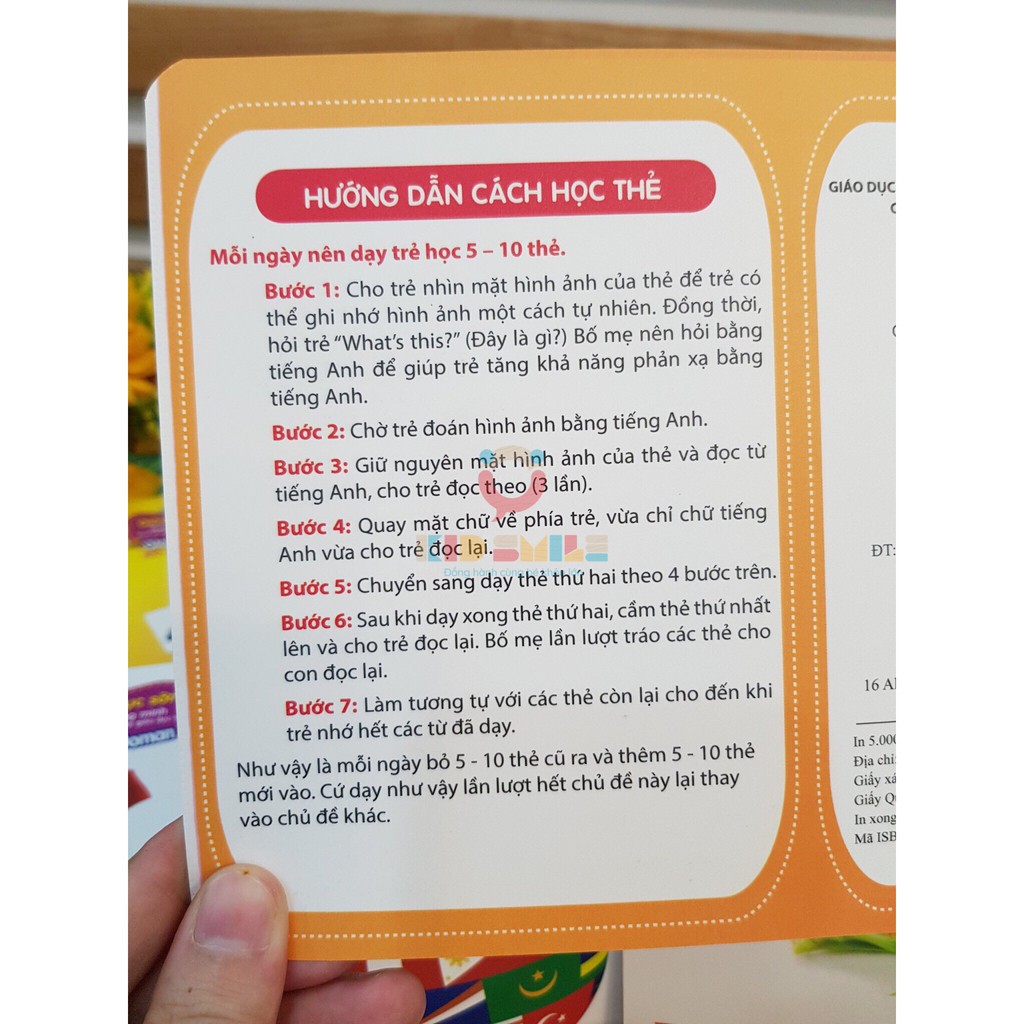 [ KT CHUẨN 15x21 CM] Thẻ Học Flashcard Glenn Doman Học Tiếng Anh 26 Chủ Đề NXB Phụ Nữ