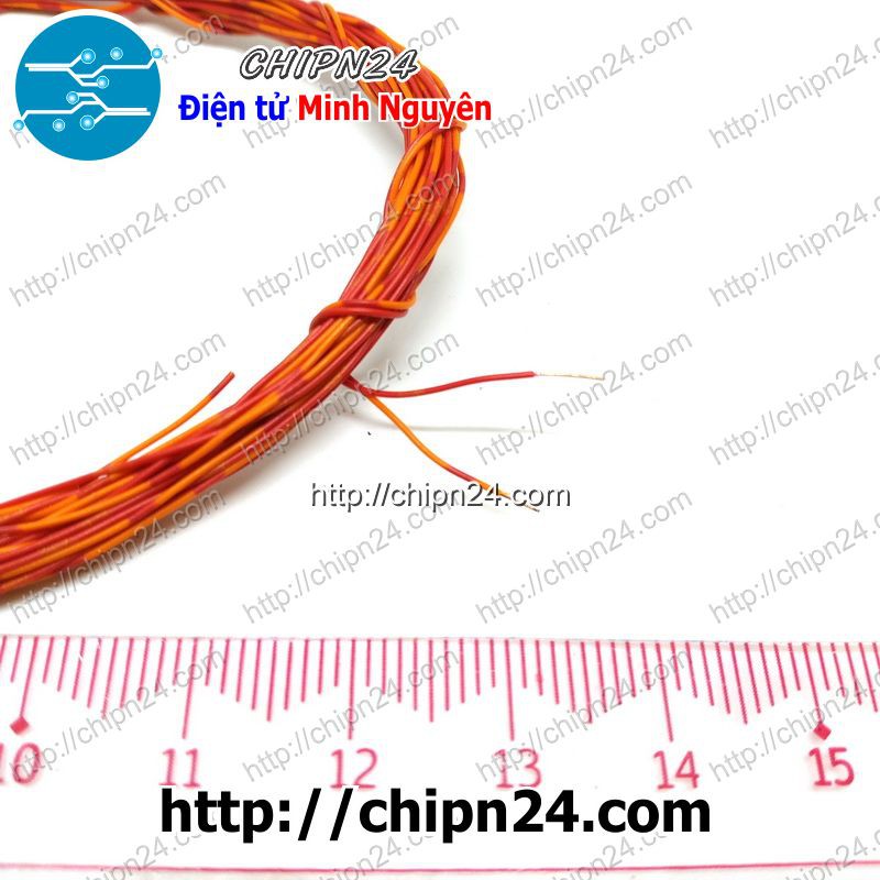 [2 CUỘN] Cuộn dây điện nhỏ Lõi Cứng 0.2MM (Cuộn nhỏ 8 mét)