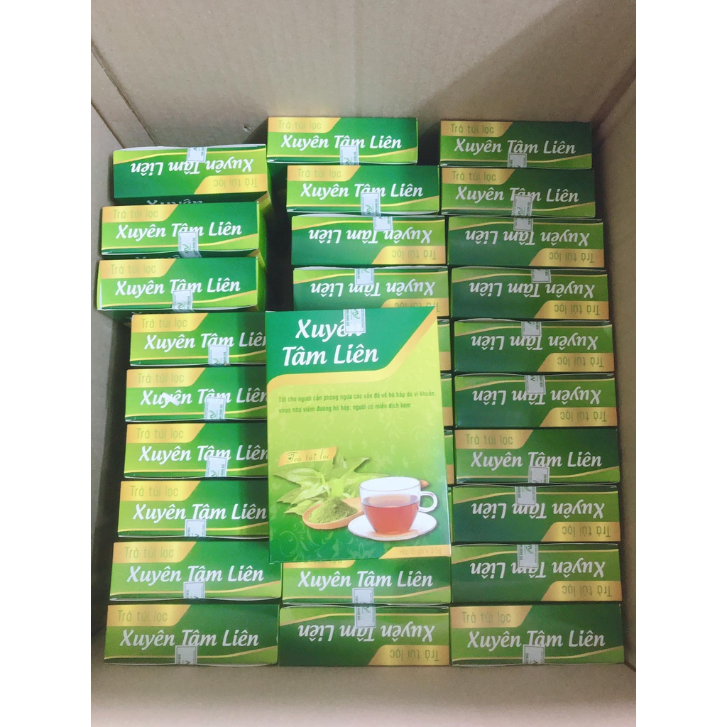 TRÀ XUYÊN TÂM LIÊN TÚI LỌC ( hộp 15 túi )