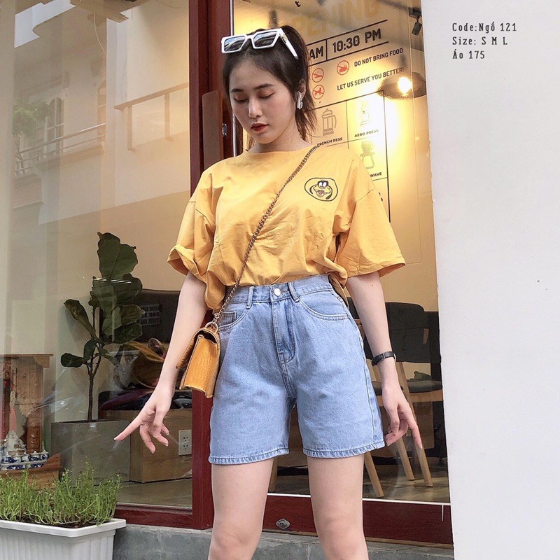 Quần Jeans Ngố Form Ngắn