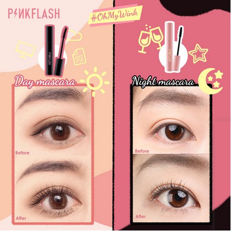 Pinkflash (Hàng Mới Về) Mascara Sợi Silicone Làm Dài Và Dày Mi Chống Thấm Nước | BigBuy360 - bigbuy360.vn