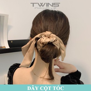 Dây cột tóc, buộc tóc SD105 nơ dài dễ thương, cute, xinh đẹp phong cách Hàn Quốc làm phụ kiện tóc thời trang cho nữ