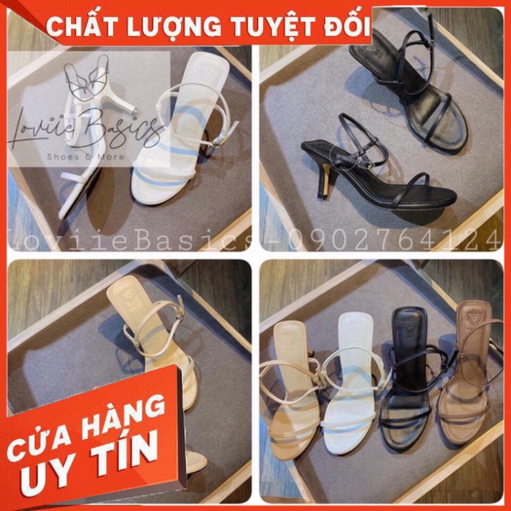SANDAL CAO GÓT 5CM LOVIIE BASICS - SANDAL NỮ CAO GÓT THỜI TRANG - SANDAL NỮ GÓT NHỌN DÂY MẢNH - G201024 - Hàng nhập khẩu