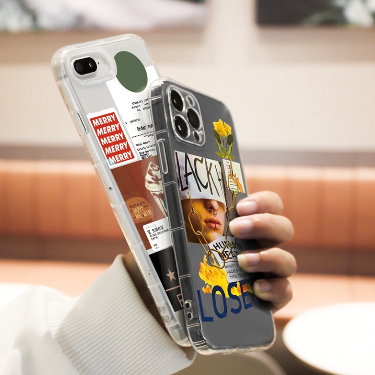 Ốp lưng iphone 6, 6s plus, 7 8 Plus, X, XS, XR, XSMAX, 11, 12, 13 PROMAX TRONG SUỐT TRỪU TƯỢNG 401 PKVN