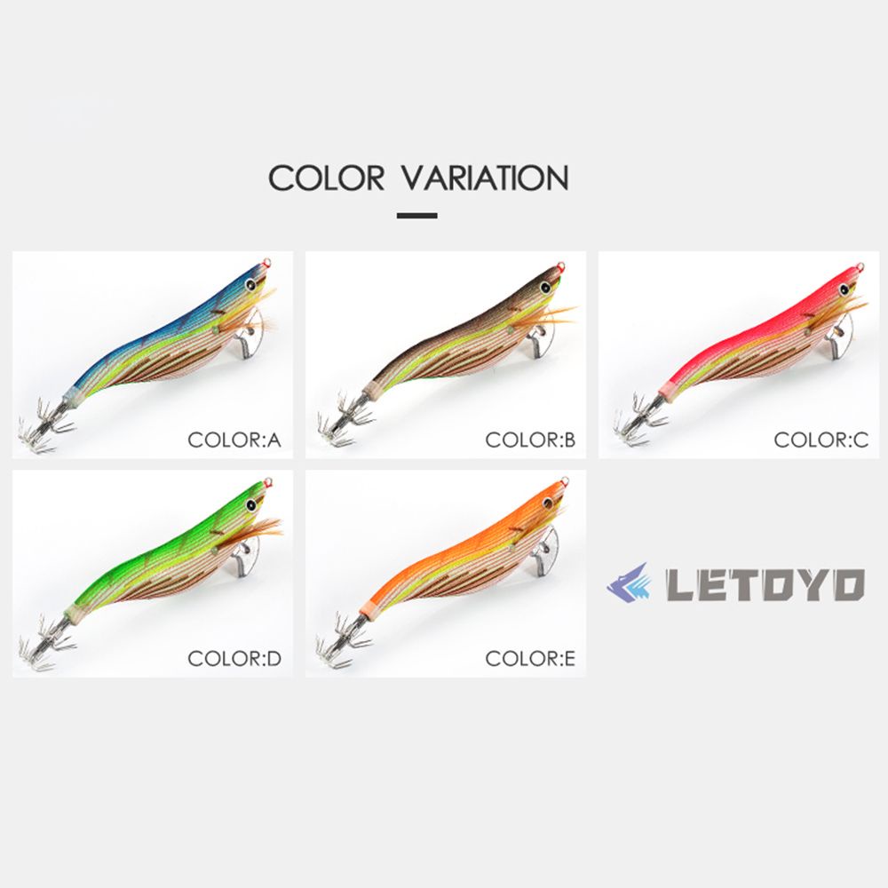 Mồi câu cá nhân tạo hình tôm mực dạ quang 3.0# 3.5# 92mm 15g / 110mm 21g 2021