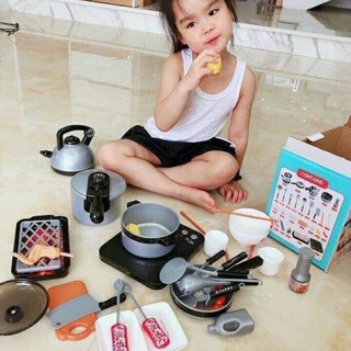 Bộ đồ chơi nấu ăn cho bé 36 món Kitchen