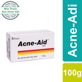 Acne-aid 100g - xà phòng cho da nhờn, trị mụn ✅