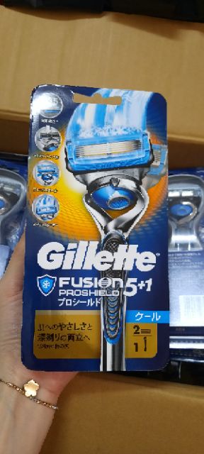 Dao cạo râu 5 lưỡi Gillette Fusion Proshield và Proglide 5+1, Skinguard (Hộp set 2, 6, 10)