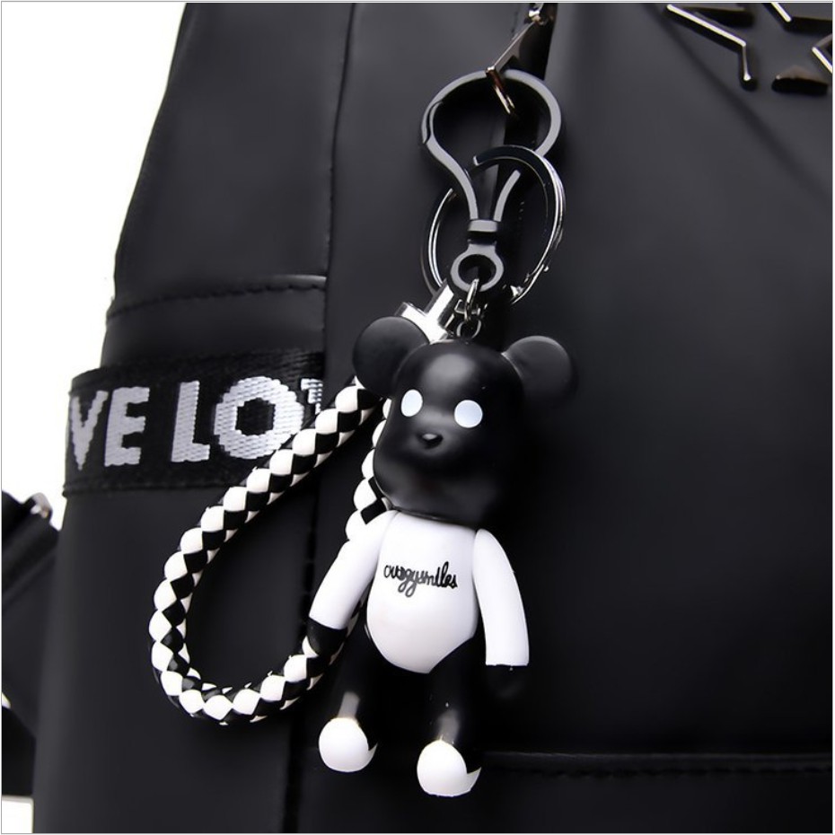 Balo nữ vải dù đính sao Development Plus- TẶNG móc treo gấu