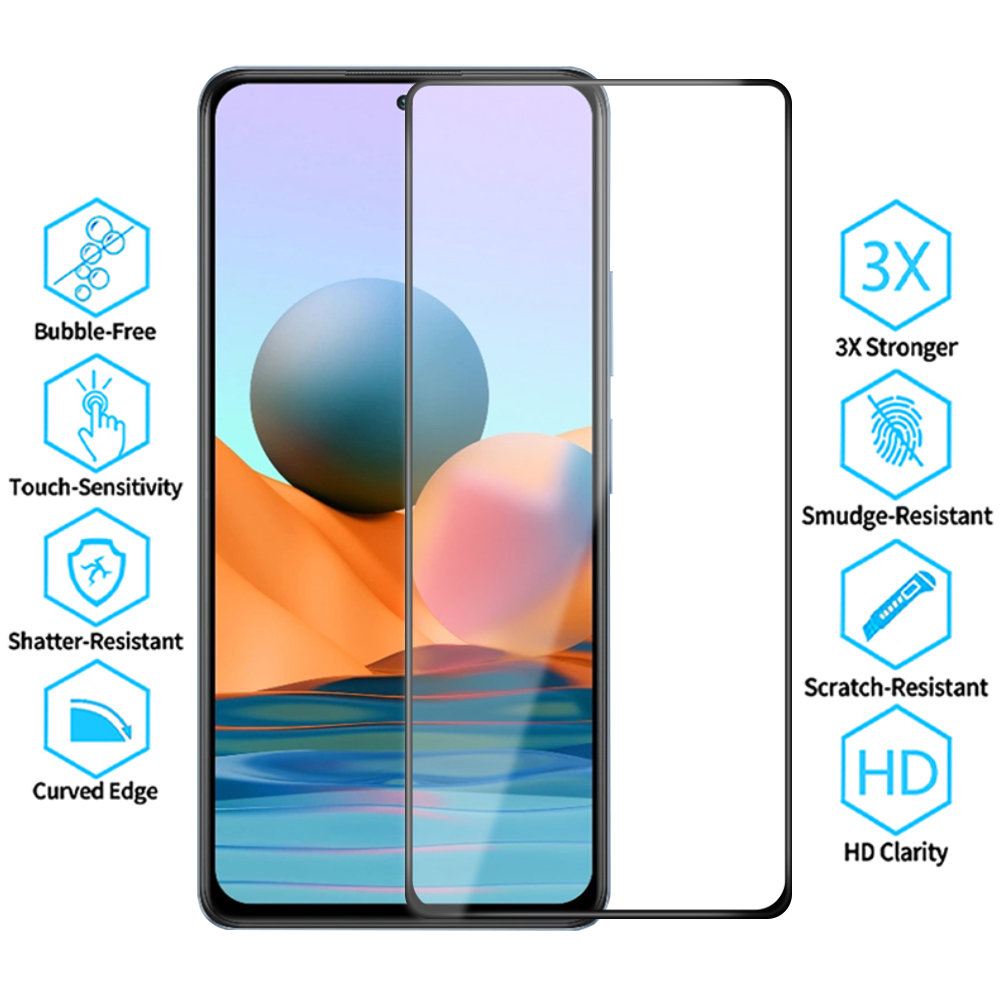 Miếng Dán Cường Lực Cho Redmi Note 10 Pro Max K40 / K40 Pro / K40 Pro + Mi 10i 5g Note 9t Poco M3 Mi 10t Lite Pro Poco X3 Mix 9c 9a 10x