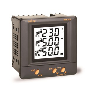 Đồng hồ  VAF36A đo Điện áp, dòng điện và tần số - Selec- Thiết bị điện CN và dân dụng