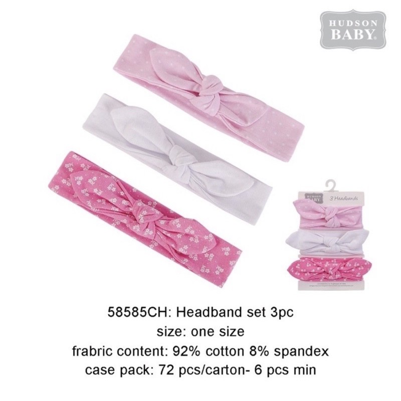 Set 3 nơ turban bé gái ( INBOX SHOP CHỌN MẪU)