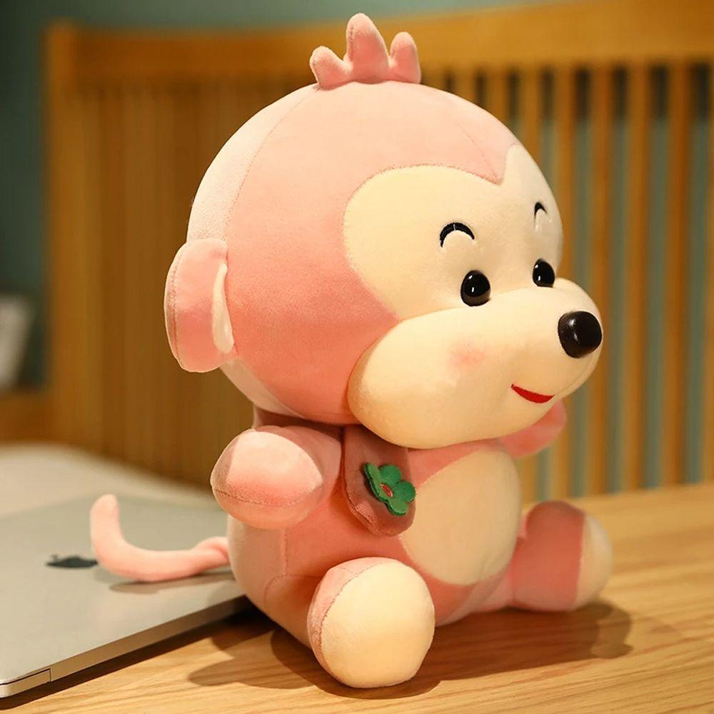 Đồ chơi nhồi bông Hình Khỉ Đeo Khăn Choàng Cổ Dễ Thương