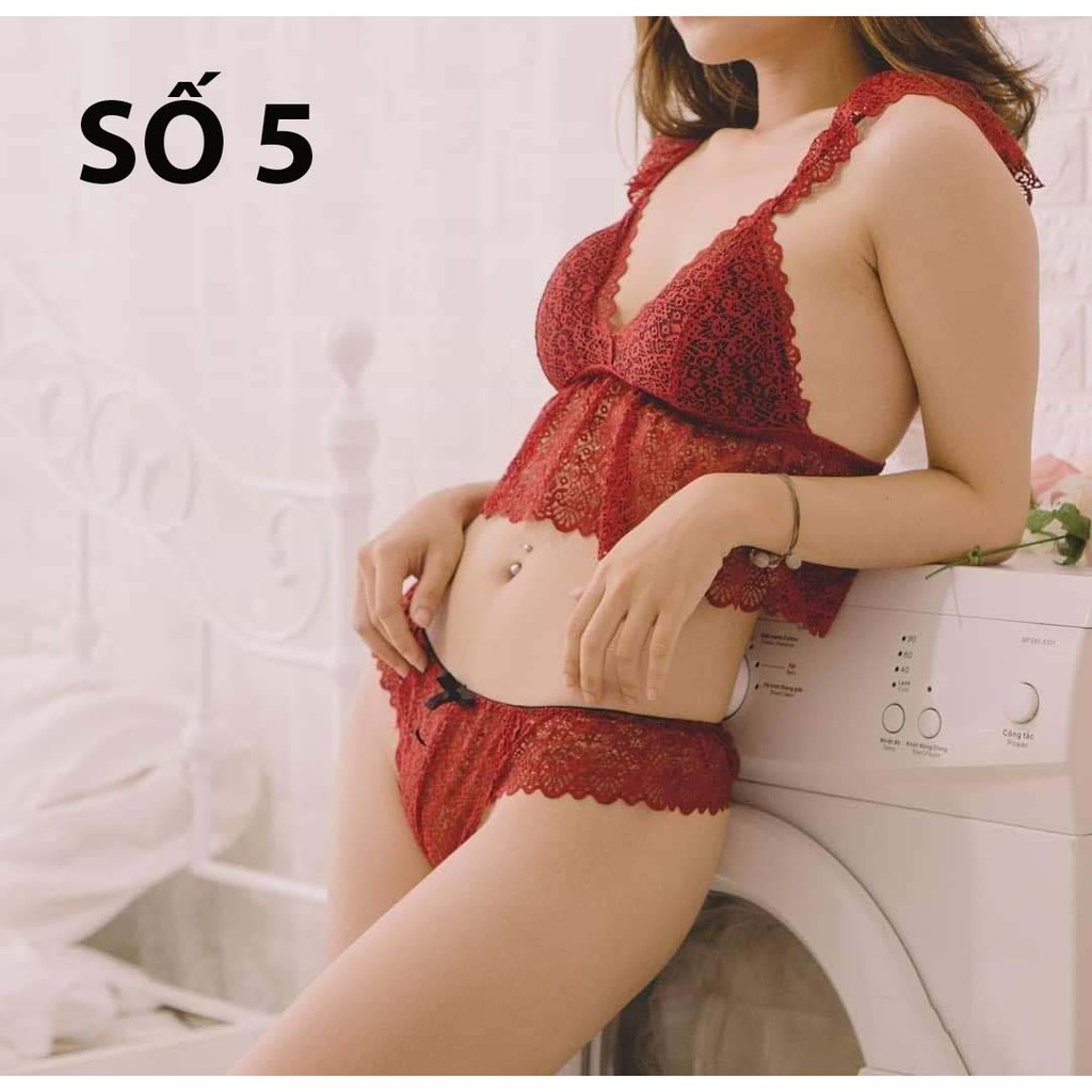 [RẺ NHẤT SHOPEE] Bộ đồ lót nữ bralette đỏ siêu xinh | BigBuy360 - bigbuy360.vn