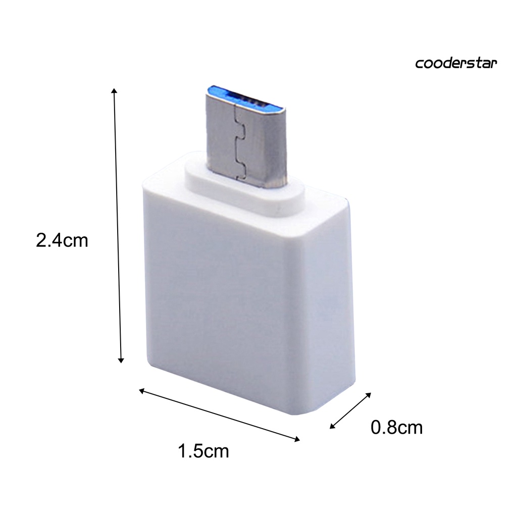 Set 2 đầu chuyển đổi usb sang type-c/micro thông dụng cho điện thoại