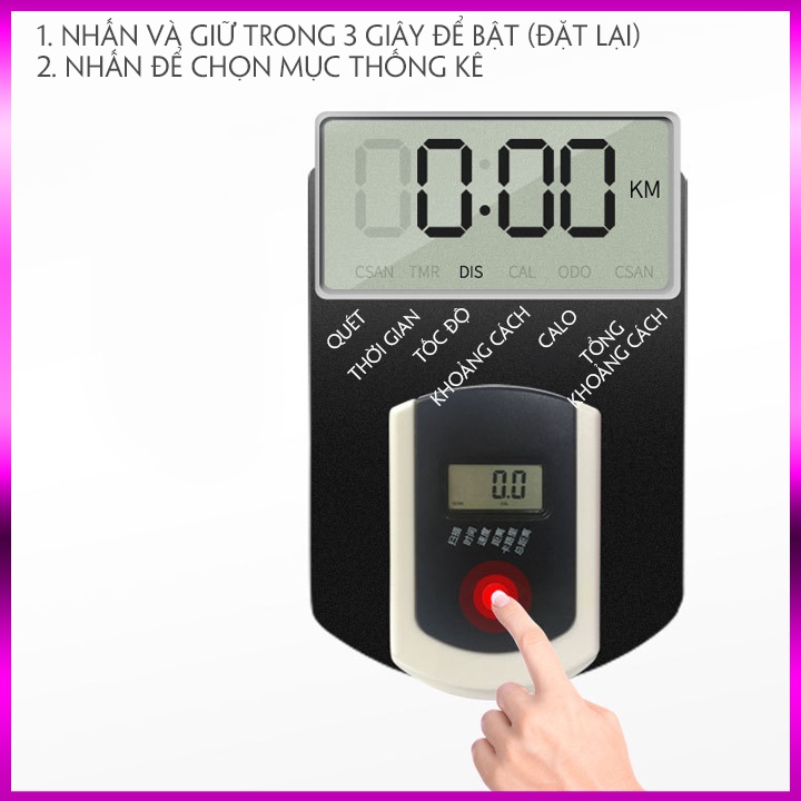 Xe đạp thể dục tại nhà hỗ trợ giảm cân, xe đạp thể thao phòng gym rèn luyện sức khoẻ