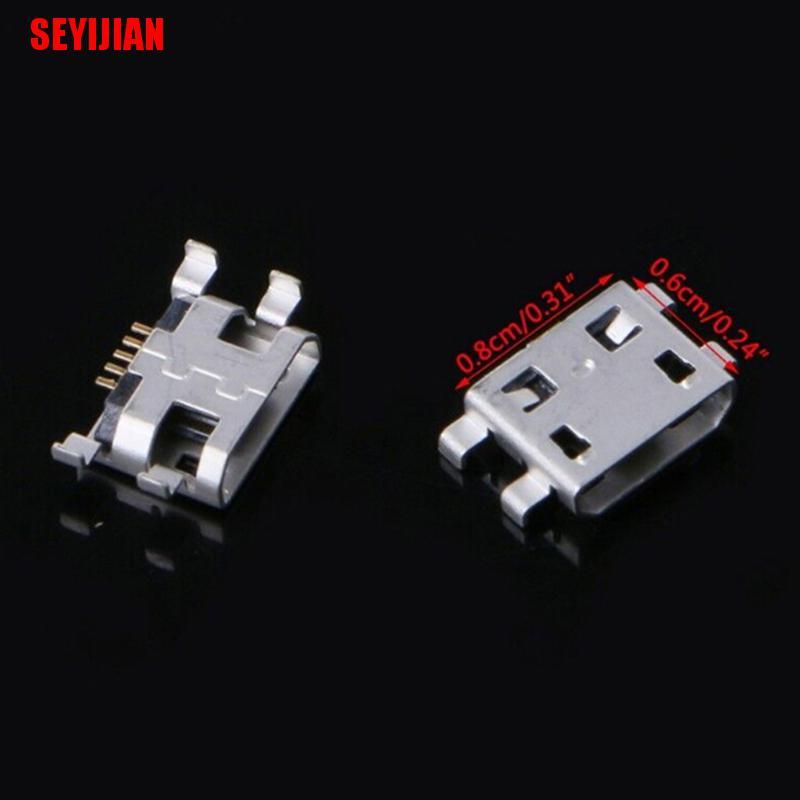 Set 10 Đầu Nối Cổng Sạc type B micro usb 5 Chấu Chuyên Dụng