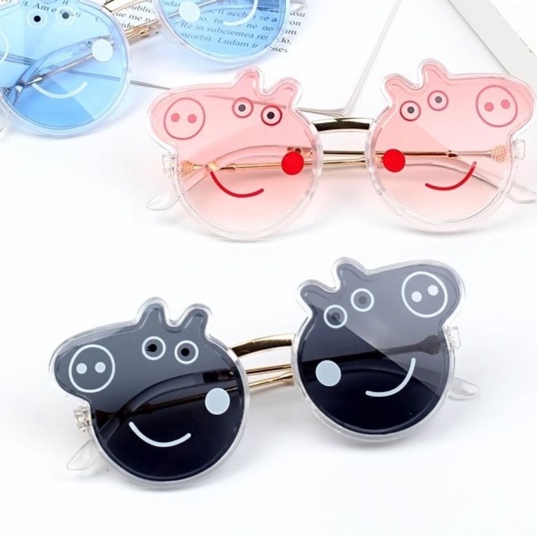 Kính chống nắng heo peppa cho bé, Kích thước 122x121x55 mm ❤️ 𝗚𝗜𝗔𝗗𝗨𝗡𝗚𝗛𝗔𝗡𝗢𝗜𝟯𝟵 ❤️