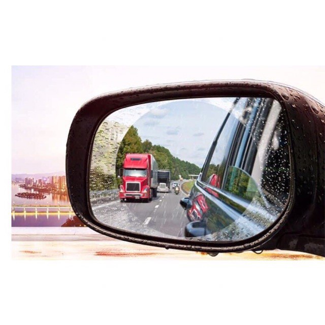 Phụ kiện ô tô, miếng dán gương chiếu hậu ô tô xe máy - Bộ 2 miếng chống nước mờ kính, 100% an toàn khi lái xe | BigBuy360 - bigbuy360.vn