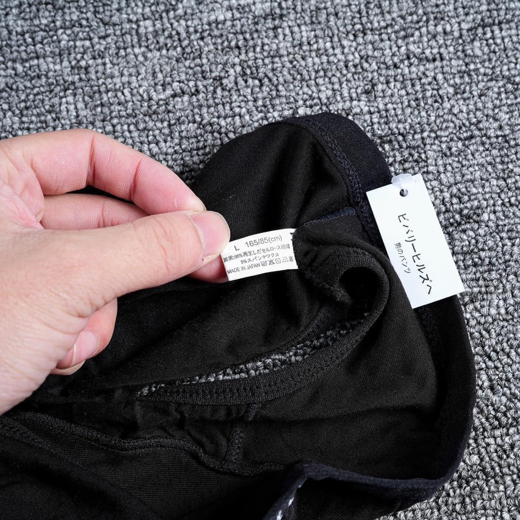 Quần lót nam xuất nhật, quần sịp đùi vnxk vải cotton thun lạnh co giãn 4 chiều thoáng khí kháng khuẩn