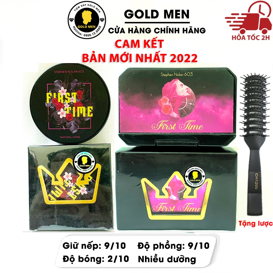 Sáp Vuốt Tóc First Time 100g + Tặng lược tạo kiểu