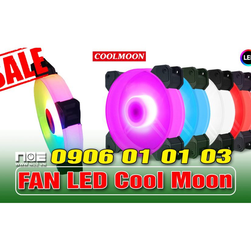 Fan led đơn sắc Cool Moon, hàng đẹp