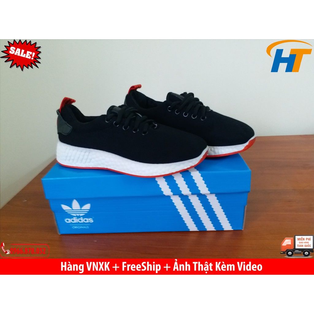 XIÊU ⚡[SALE OFF] Giày Adidas Nmd đen đỏ | Full box nhé | < 2020 new new