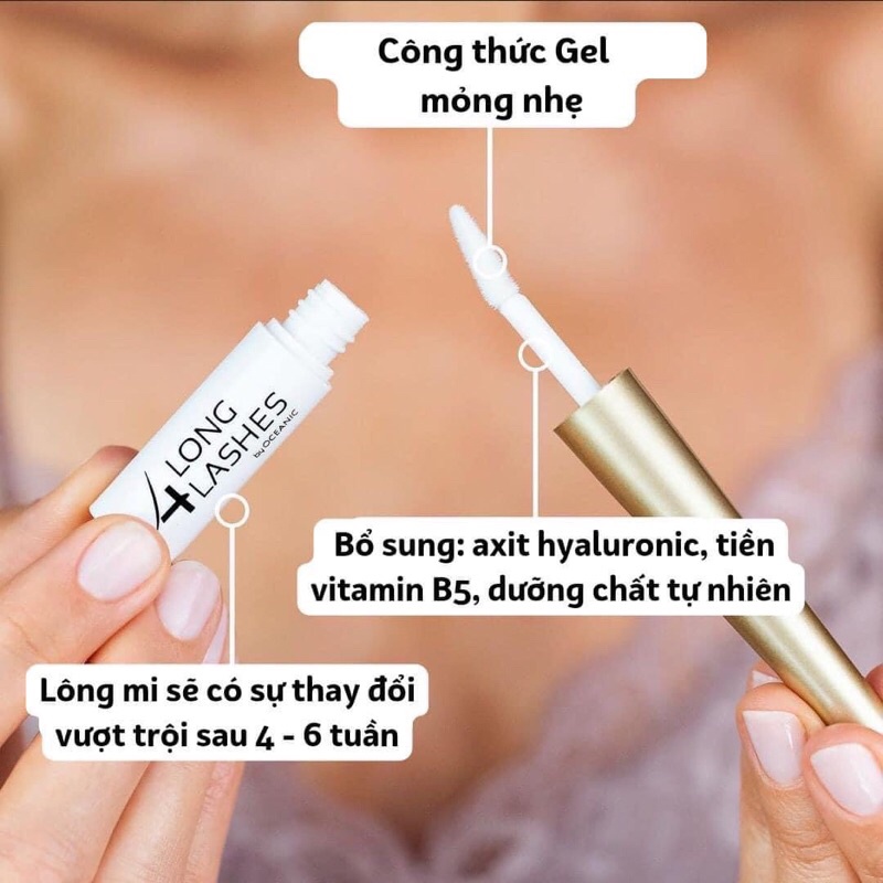 Serum Dưỡng Dài Dày Mi Long 4 Lashes Nội Địa Balan