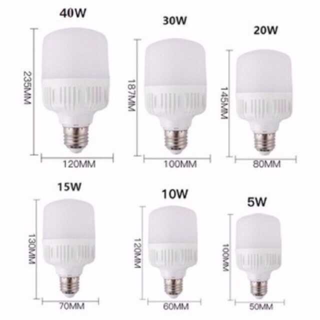 BÓNG ĐÈN LED 20W ĐUÔI XOÁY - TRỤ TIẾT KIỆM ĐIỆN NĂNG