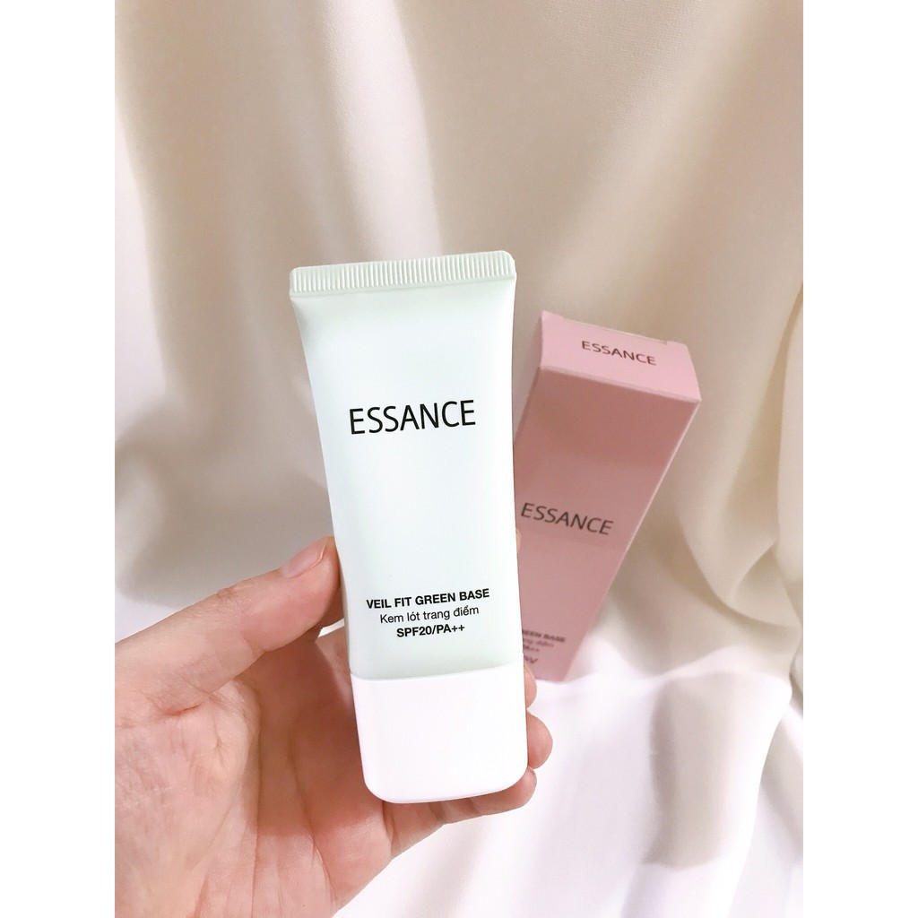 Kem lót trang điểm dưỡng trắng siêu mịn Essance Veil Fit Green Base SPF20 /PA++ 30g