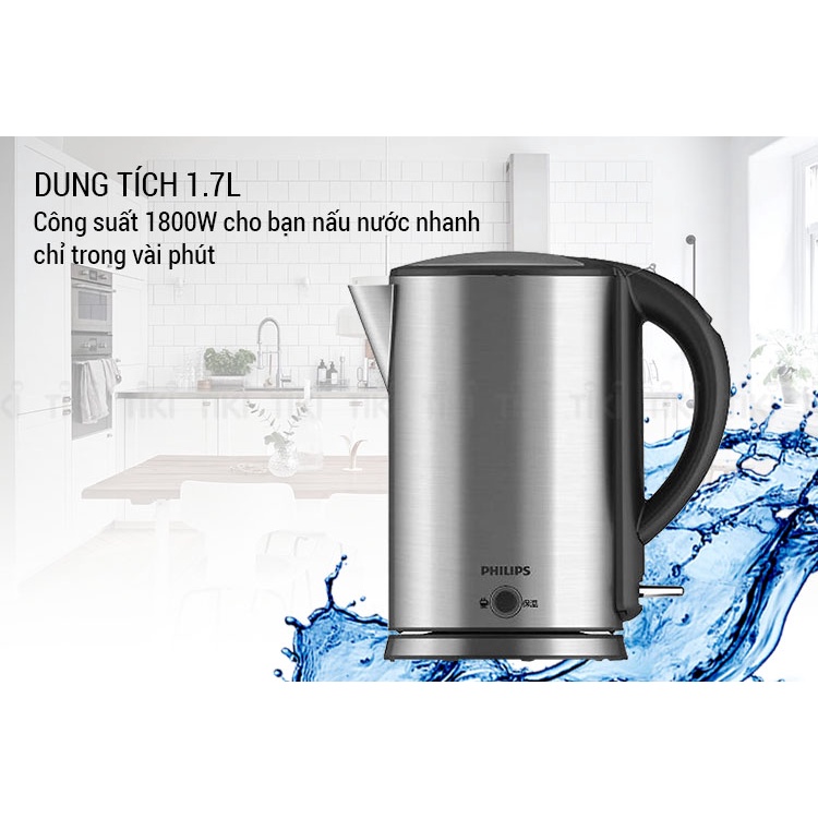 Ấm đun nước siêu tốc Philips HD9316 1.7l-bảo hành 24 tháng