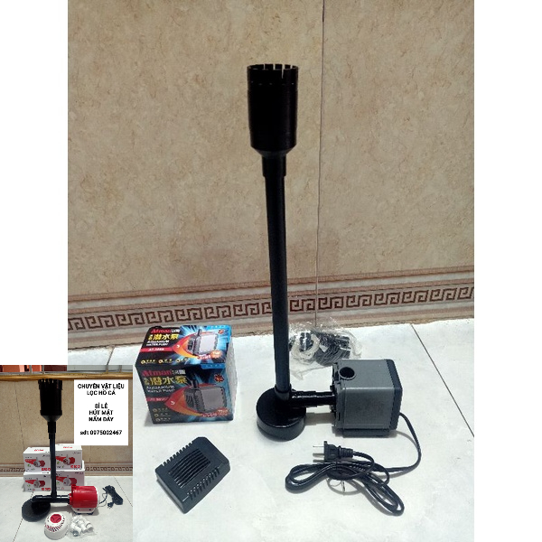 Hút mặt hút đáy + bơm atman 305s/306s/105s/106s/107s