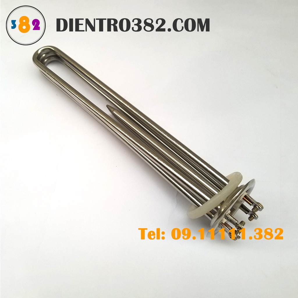 Điện trở cho máy xông hơi, thanh nhiệt cho máy xông hơi dạng mặt bích, mây so nhiệt xông hơi - Điện trở 382