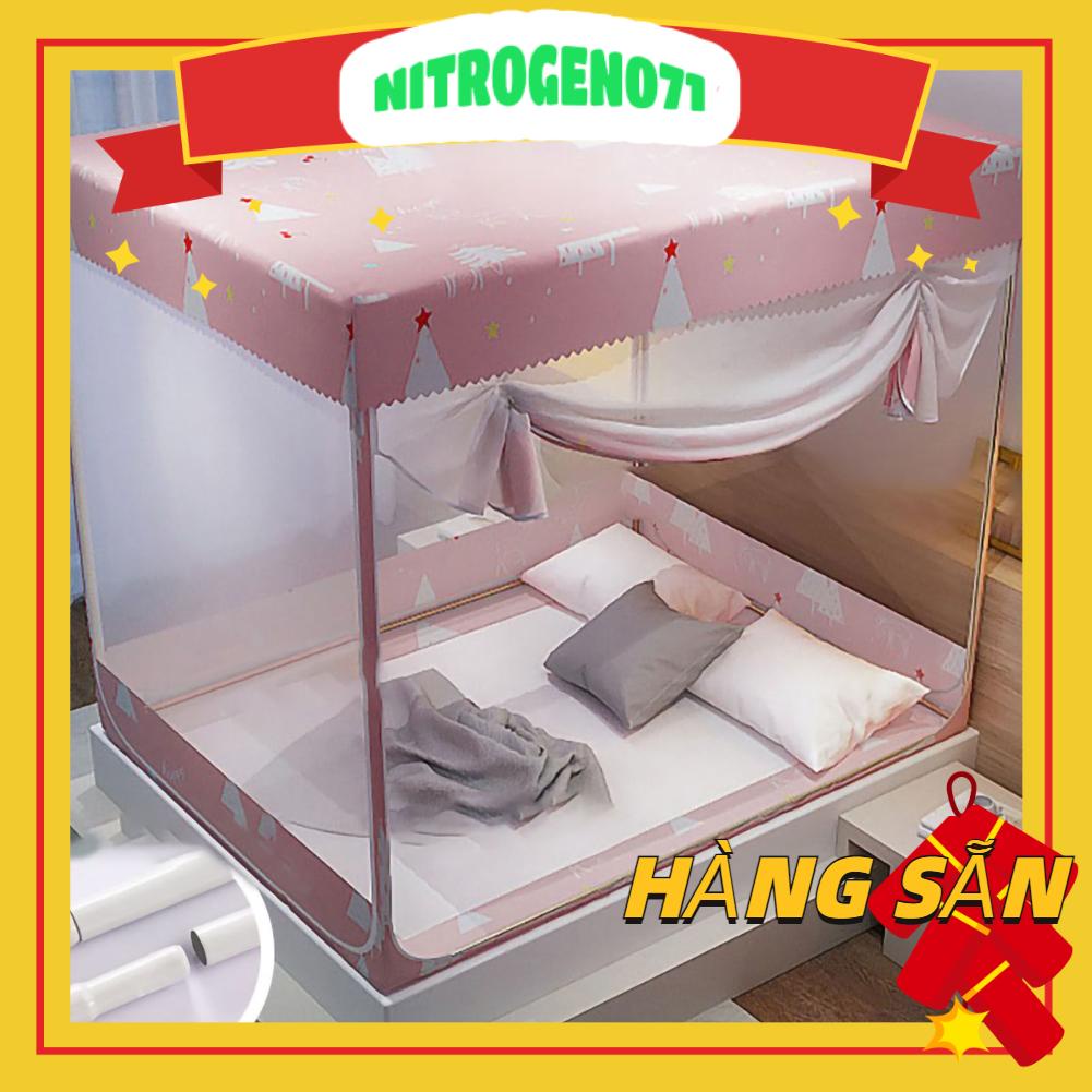 Nitrogen071 Gấp Giường lưới Hộ gia đình Loại một mảnh Chất liệu Polyester thoáng khí Thoải mái Di động Lều cho Gia