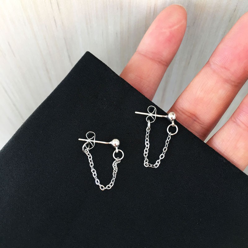 Khuyên Tai Chuỗi Đơn Giản C75