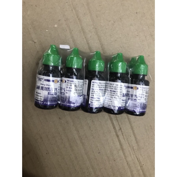 dung dịch xanhmethylen 1% combo 10 lọ