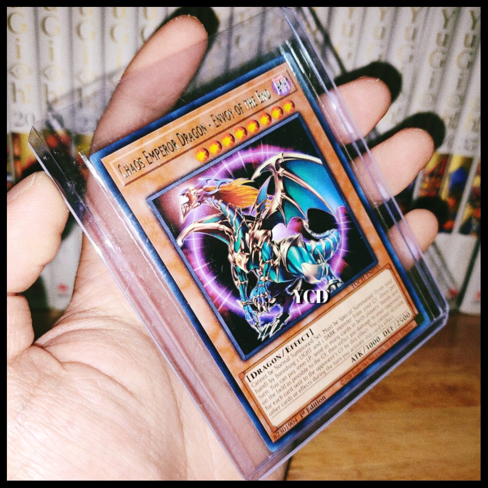 Thẻ bài Yugioh chính hãng Chaos Emperor Dragon – Envoy of the End – Rare