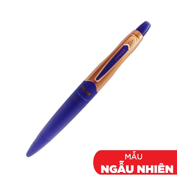 Bút Bi Capsule Copper MILAN 1765809120 - Mực Xanh (Mẫu Màu Thân Bút Giao Ngẫu Nhiên)