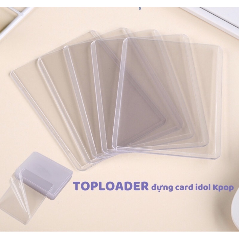 Toploader Decor Bảo Vệ Cảrd Ảnh Thần Tượng , Đựng Thẻ Anime Kpop