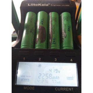 PIN 18650 2000-2200MAH DUNG LƯỢNG THẬT CÒN TỐT .