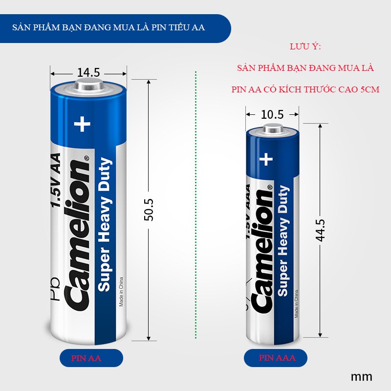 [Bán buôn] Vỉ 04 viên Pin tiểu, pin AA, pin khô Camelion - Số lượng tính theo vỉ (mỗi vỉ là 4 viên pin) (xanh)