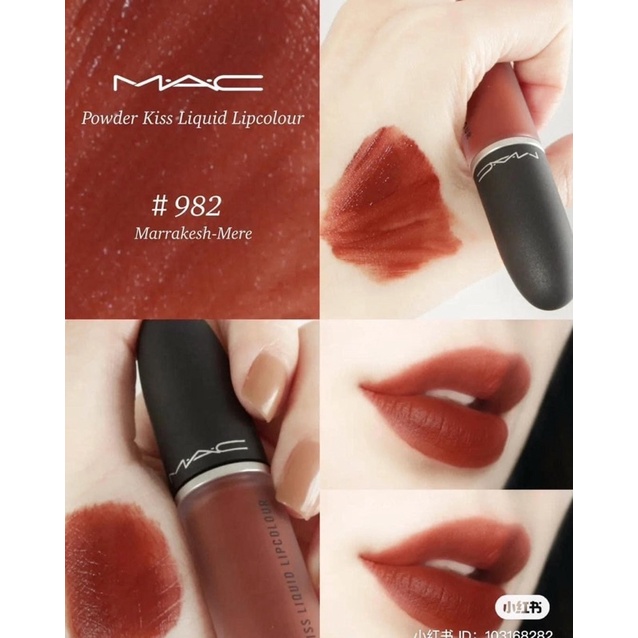 SON MAC POWER KISS LIQUID MÀU 982 MARRAKESH MERE