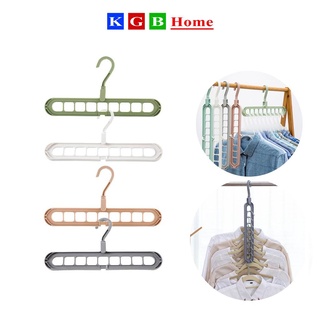 Móc Treo Quần Áo 9 Lỗ MQA Làm Từ Chất Liệu Nhựa Cao Cấp Bền Chắc Chịu Tải Tốt