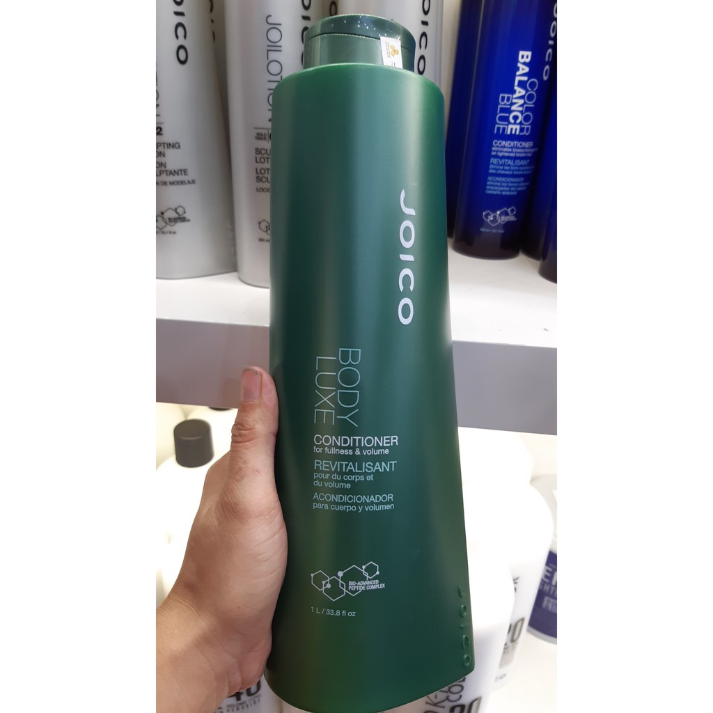 Dầu xả cho tóc thưa mỏng rụng Joico Body Luxe - 1000ml