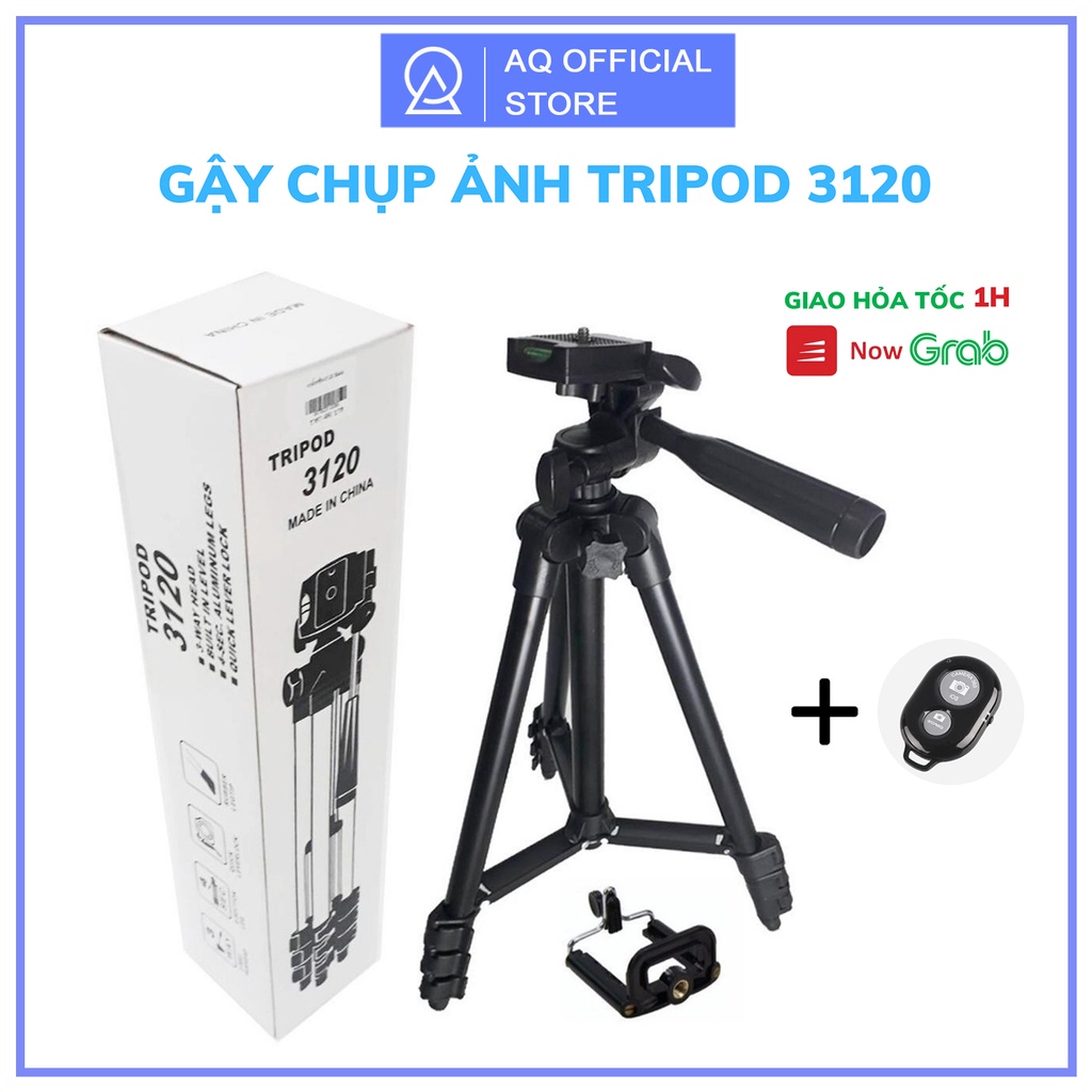 Chân giá đỡ máy chụp ảnh Tripod 3110 chân nhôm không gỉ, Tripod chụp ảnh livetream, quay tiktok [CAO CẤP]