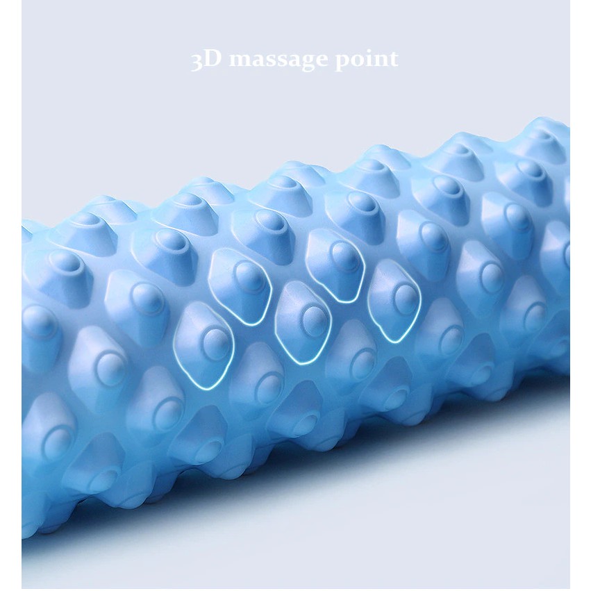 Con Lăn Massage Giãn Cơ Foam Roller Gai Tròn 33x13 cm Giảm Đau Nhức Sau Tập Gym, Yoga YO29