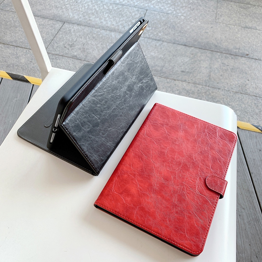 Ốp Lưng Da PU Cho iPad 10.2 9th Gen 8th 7th iPad Pro 11 2021 Air 4 3 2 1 10.5 9.7 Mini