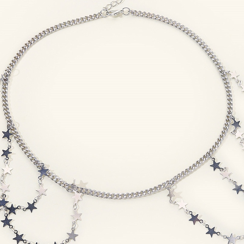 Chuỗi Dây Đeo Chân Đính Ngôi Sao Tua Rua Lấp Lánh Dành Cho Nữ