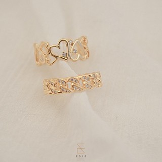 [ESIS-N04] NHẪN ĐEO TAY BASIC THIÊT KẾ HÀN QUỐC ESIS ACCESSORIES